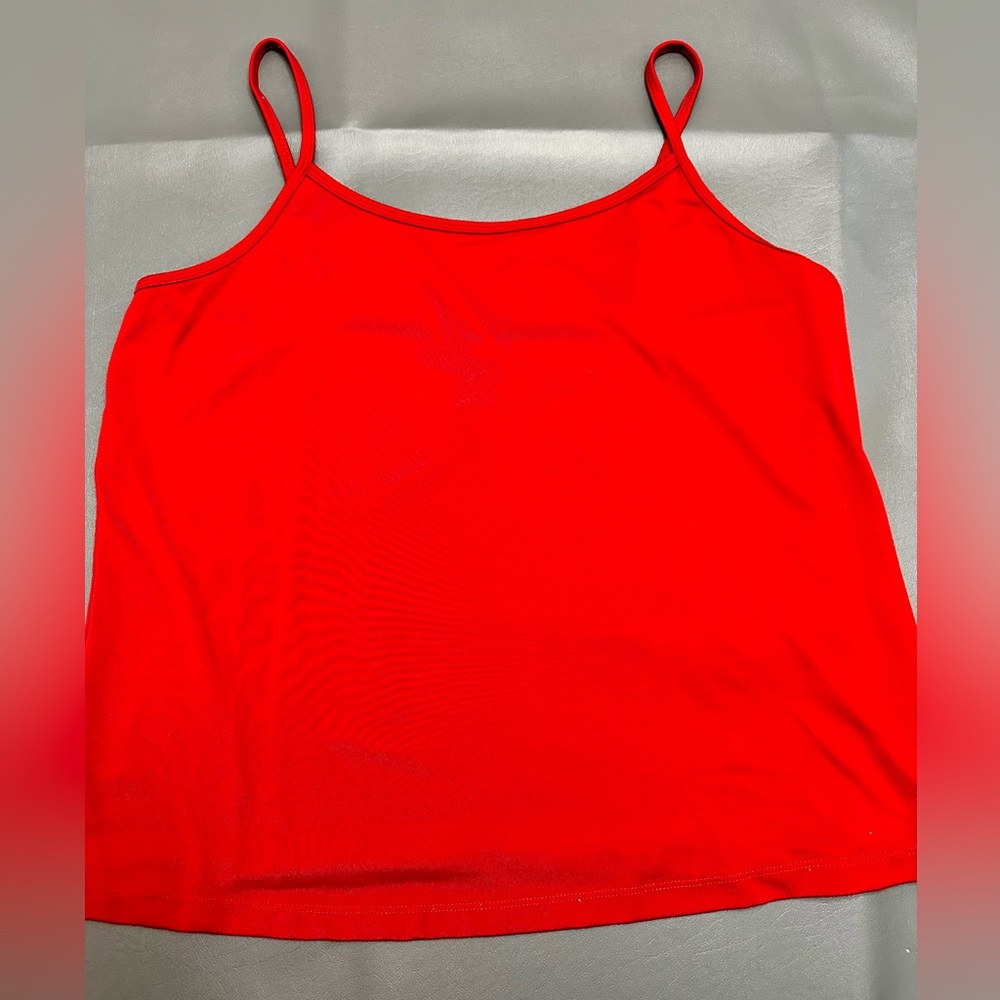 Lane Bryant 14/16 Red Adjustable Straps Tank Top
